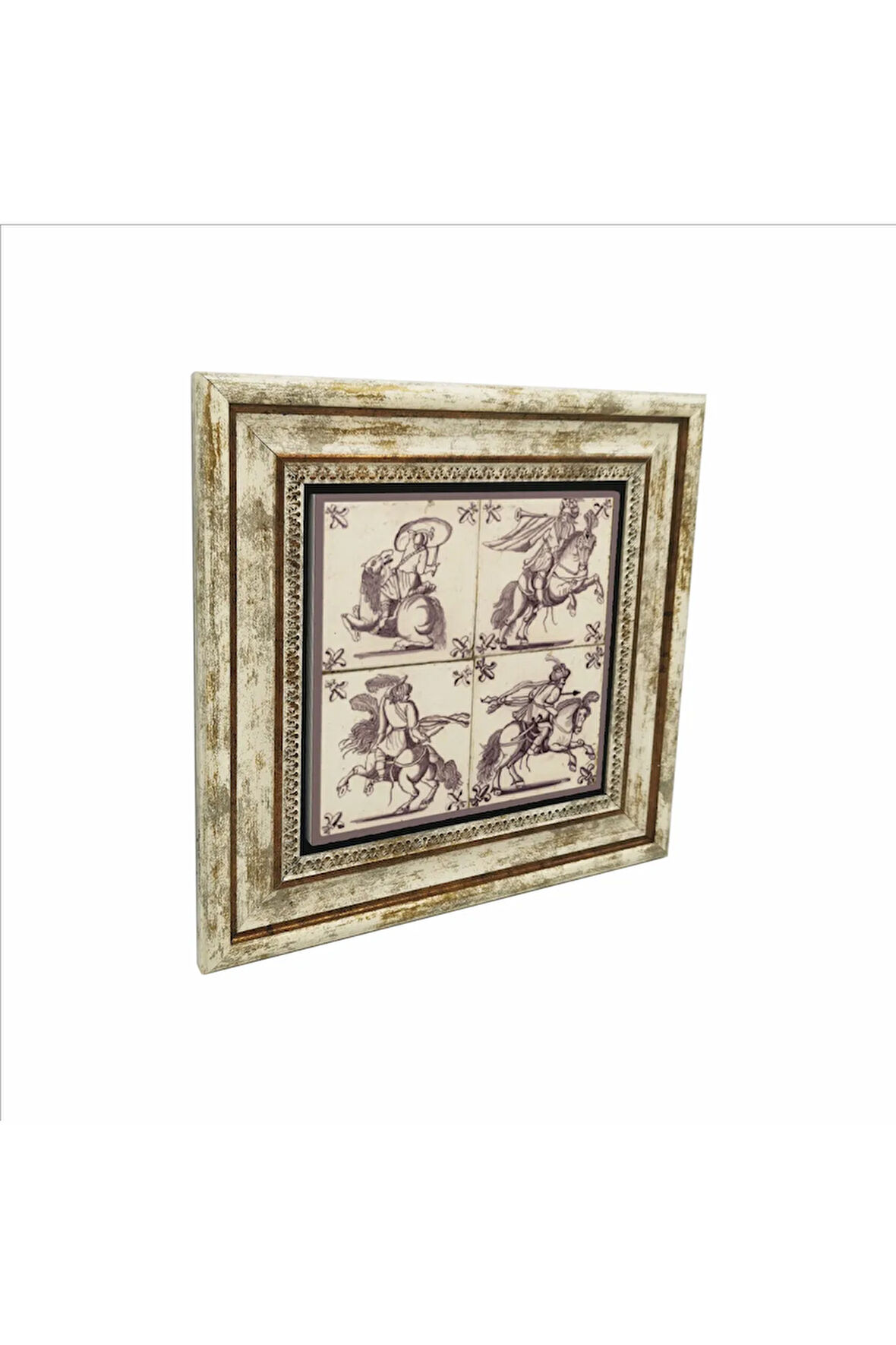 Hollanda Deseni Baskılı Taş Tablo 25X25