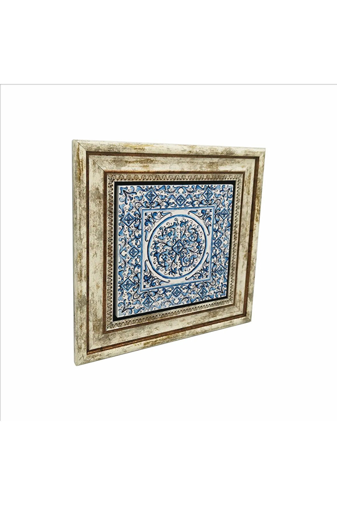 İtalyan Deseni Baskılı Taş Tablo 25X25