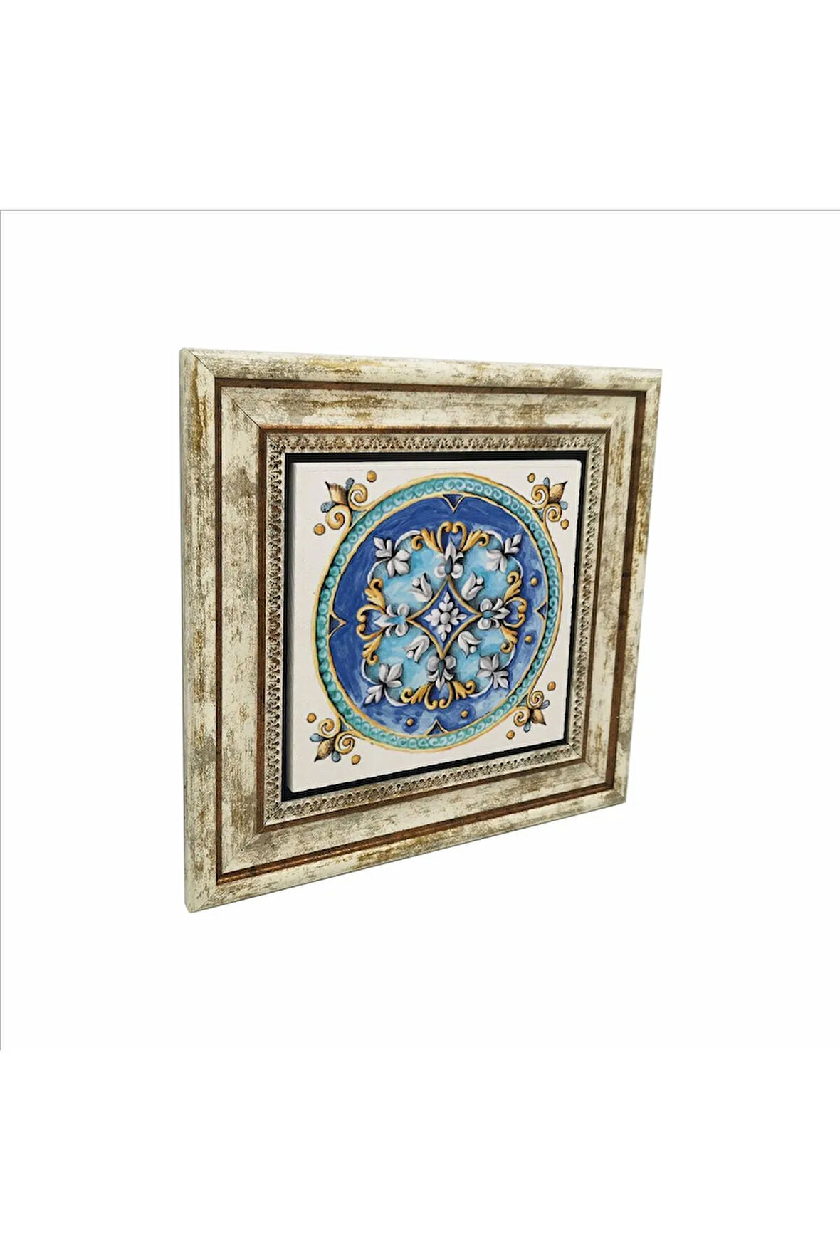 İtalyan Deseni Baskılı Taş Tablo 25X25