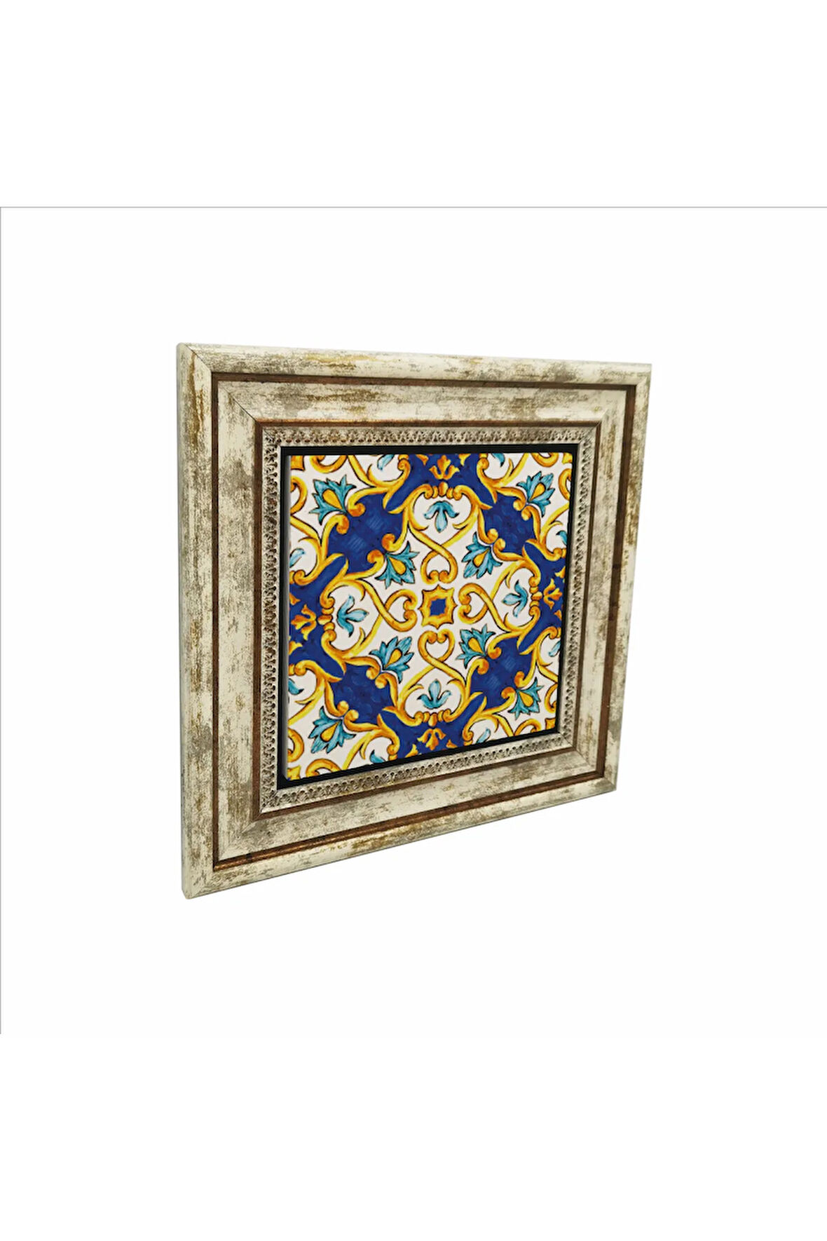 İtalyan Deseni Baskılı Taş Tablo 25X25