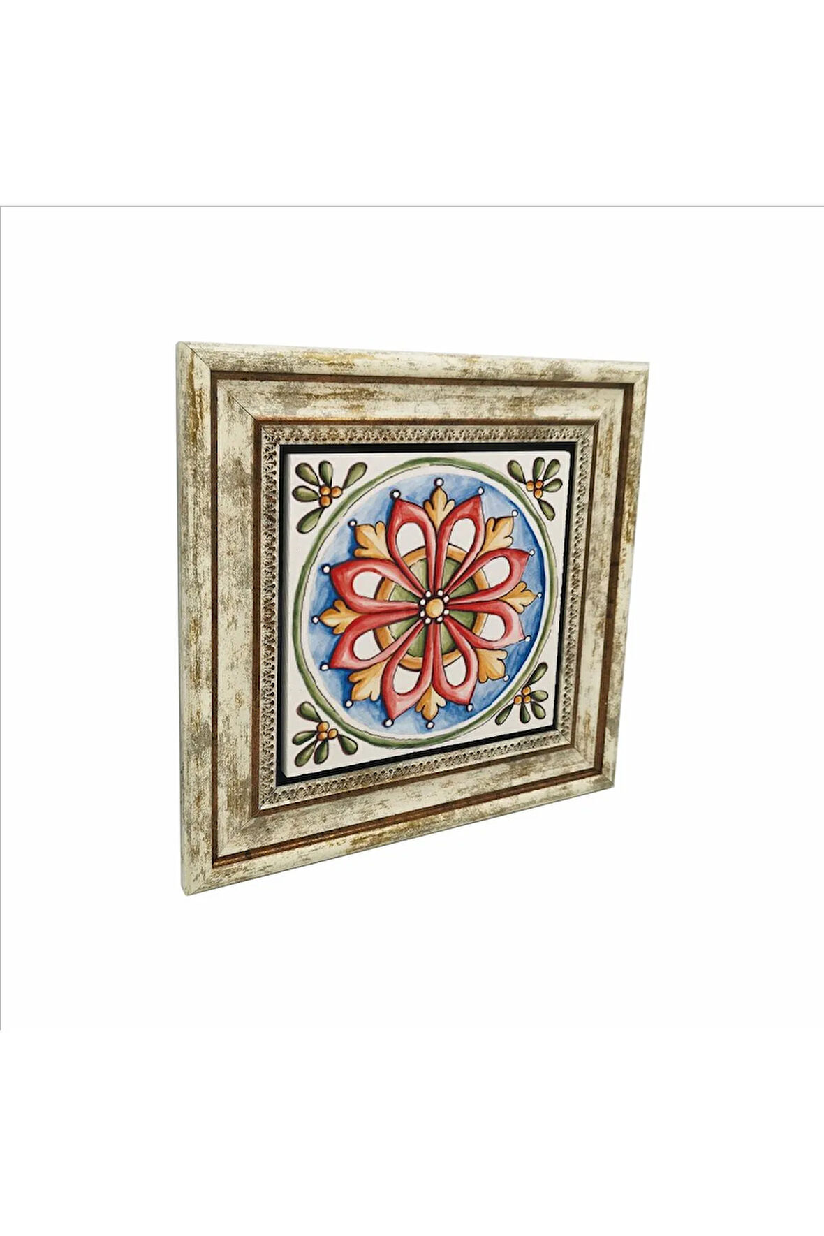 İtalyan Deseni Baskılı Taş Tablo 25X25