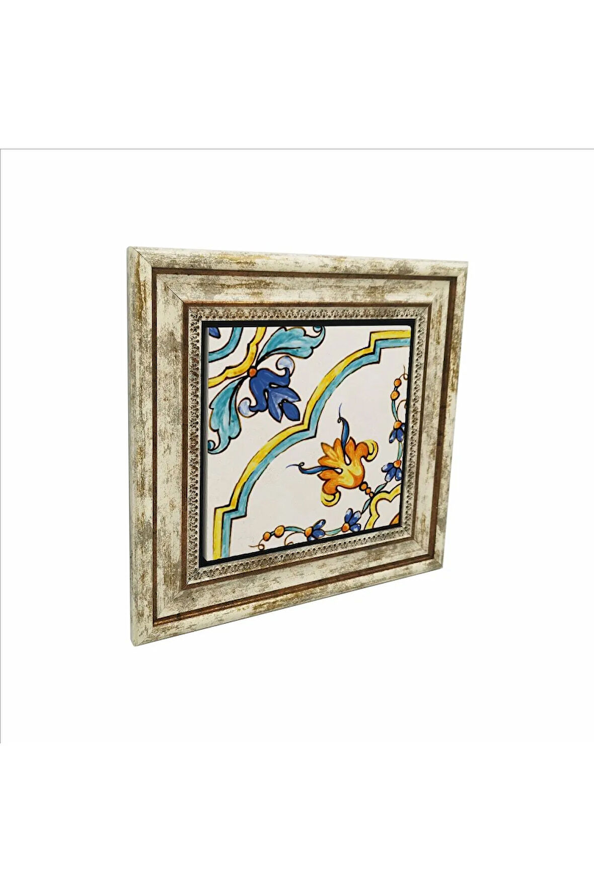 İtalyan Deseni Baskılı Taş Tablo 25X25