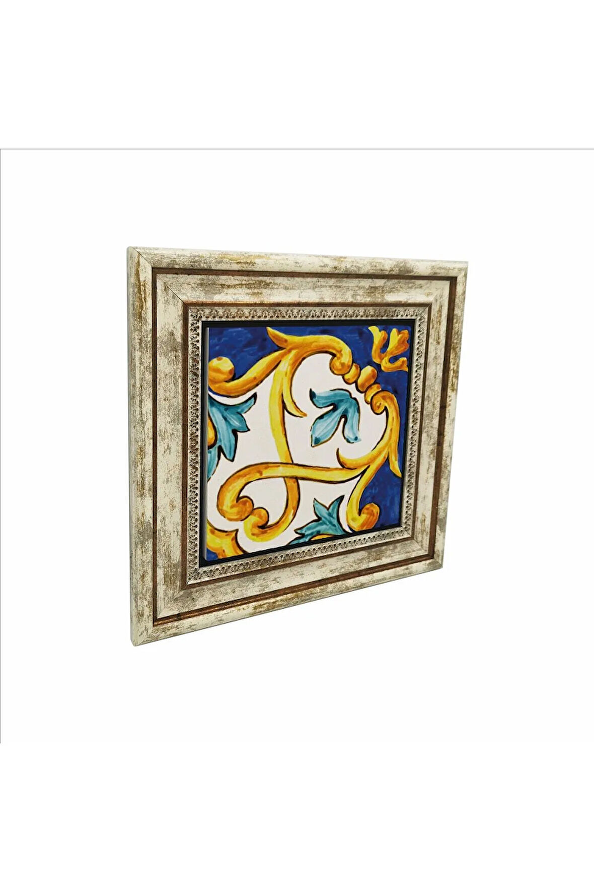 İtalyan Deseni Baskılı Taş Tablo 25X25