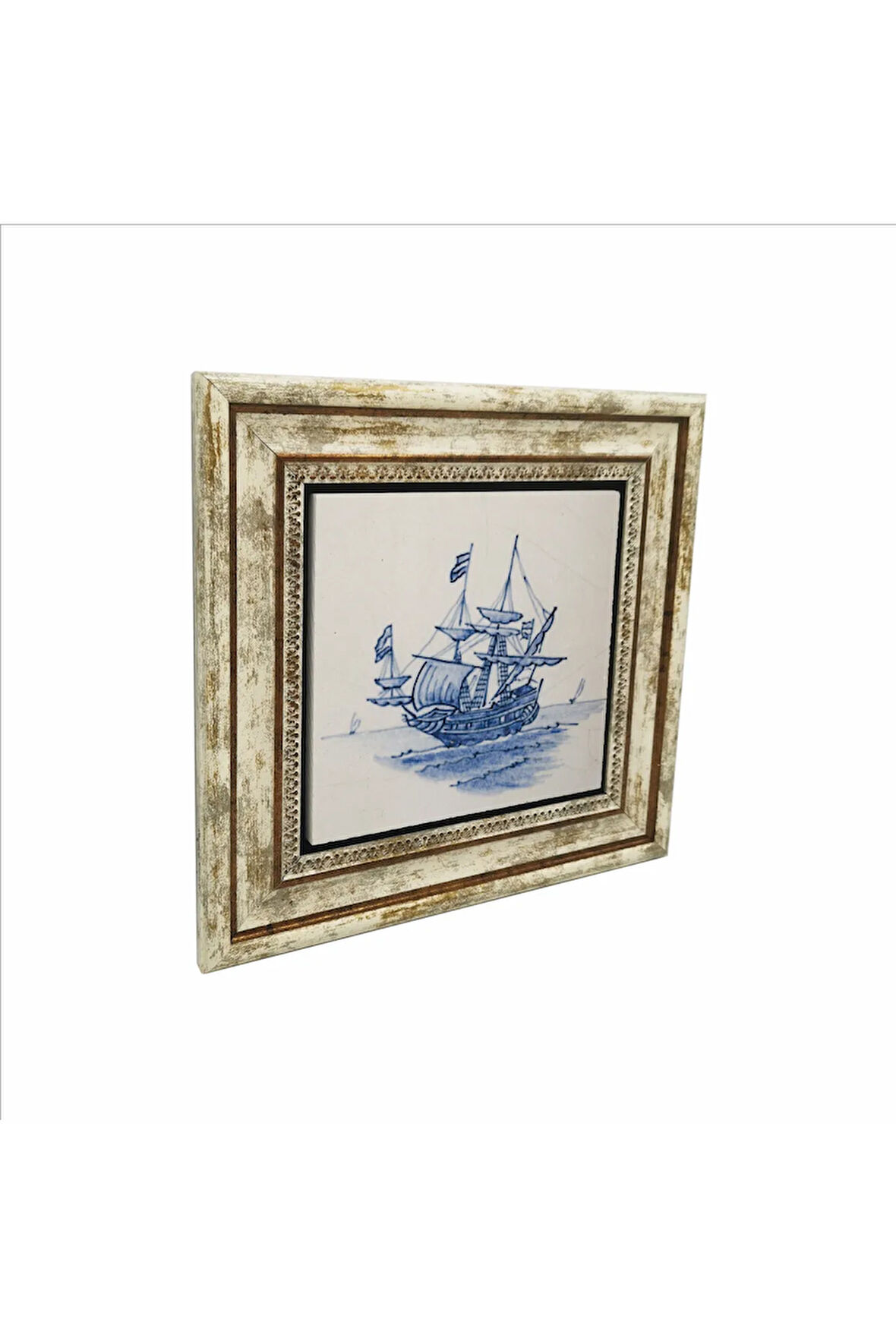 Hollanda Deseni Baskılı Taş Tablo 25X25