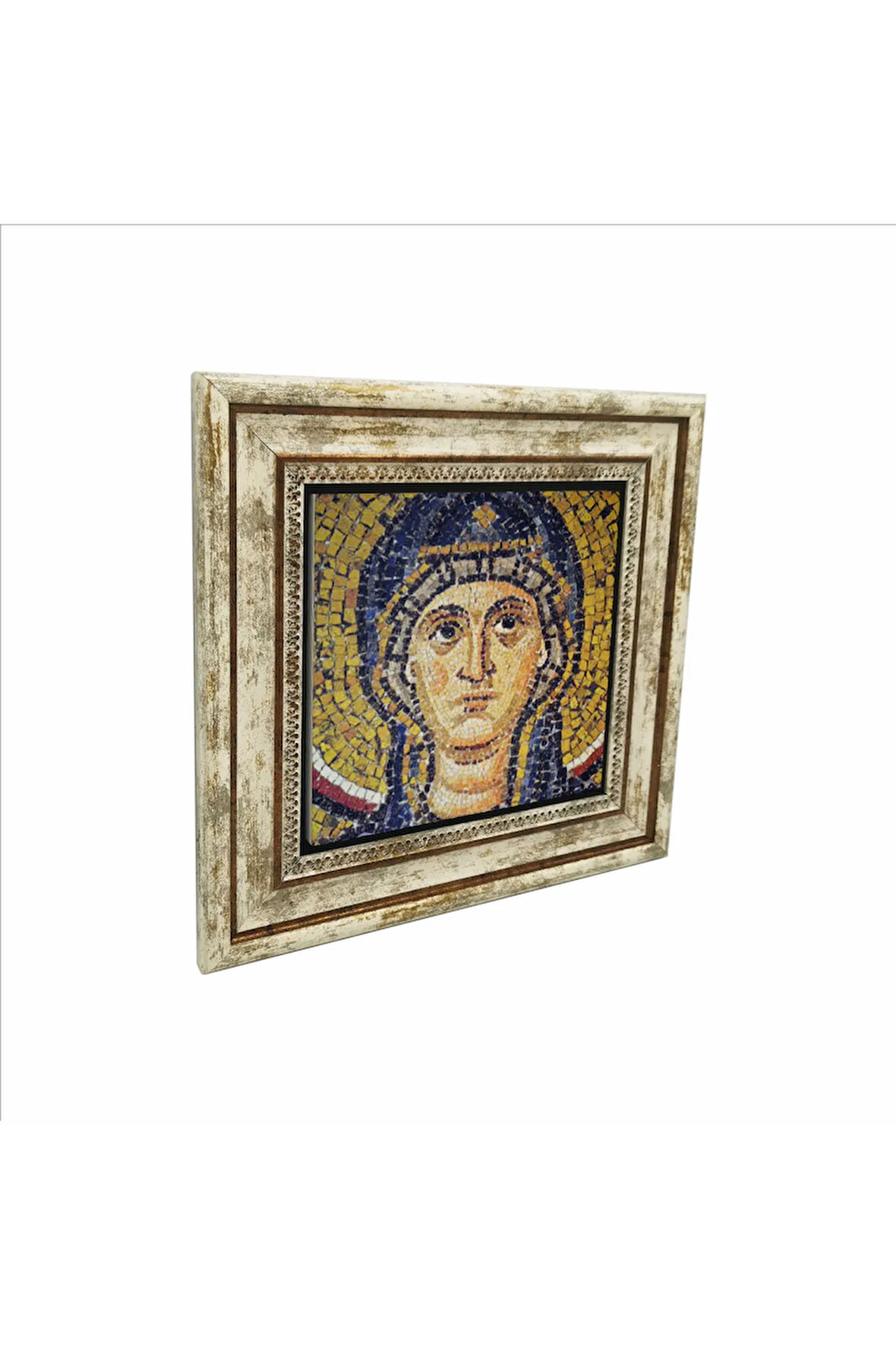 Meryem Görseli Baskılı Taş Tablo 25X25