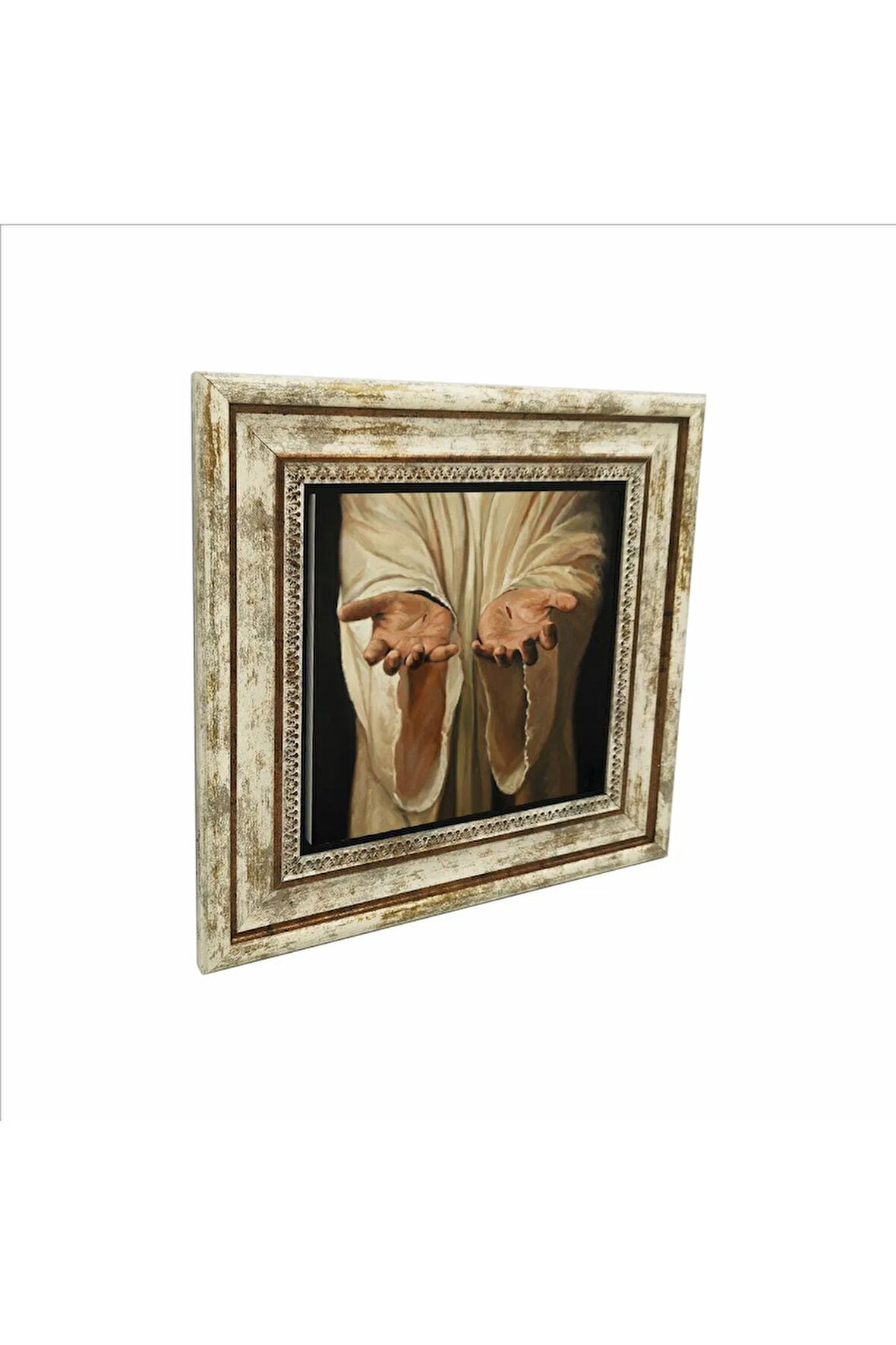 İsa Görseli Baskılı Taş Tablo 25x25