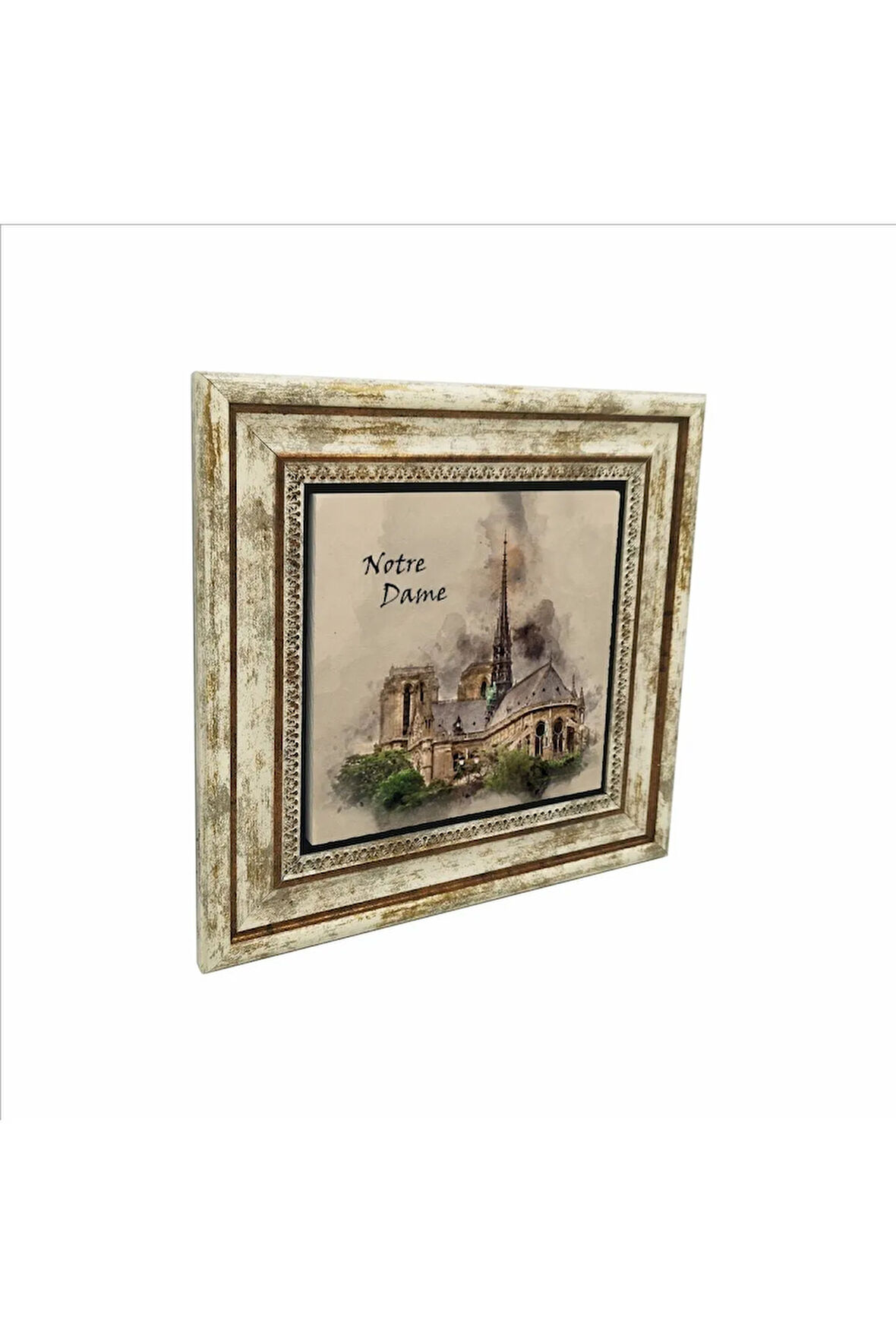 Notre Dame Baskılı Taş Tablo 25X25