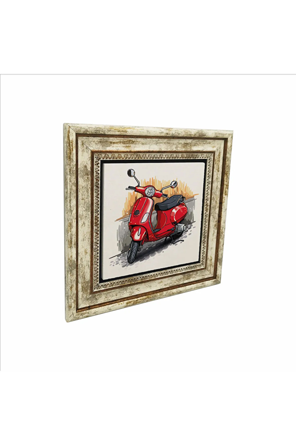 İtalya Görseli Baskılı Taş Tablo 25X25
