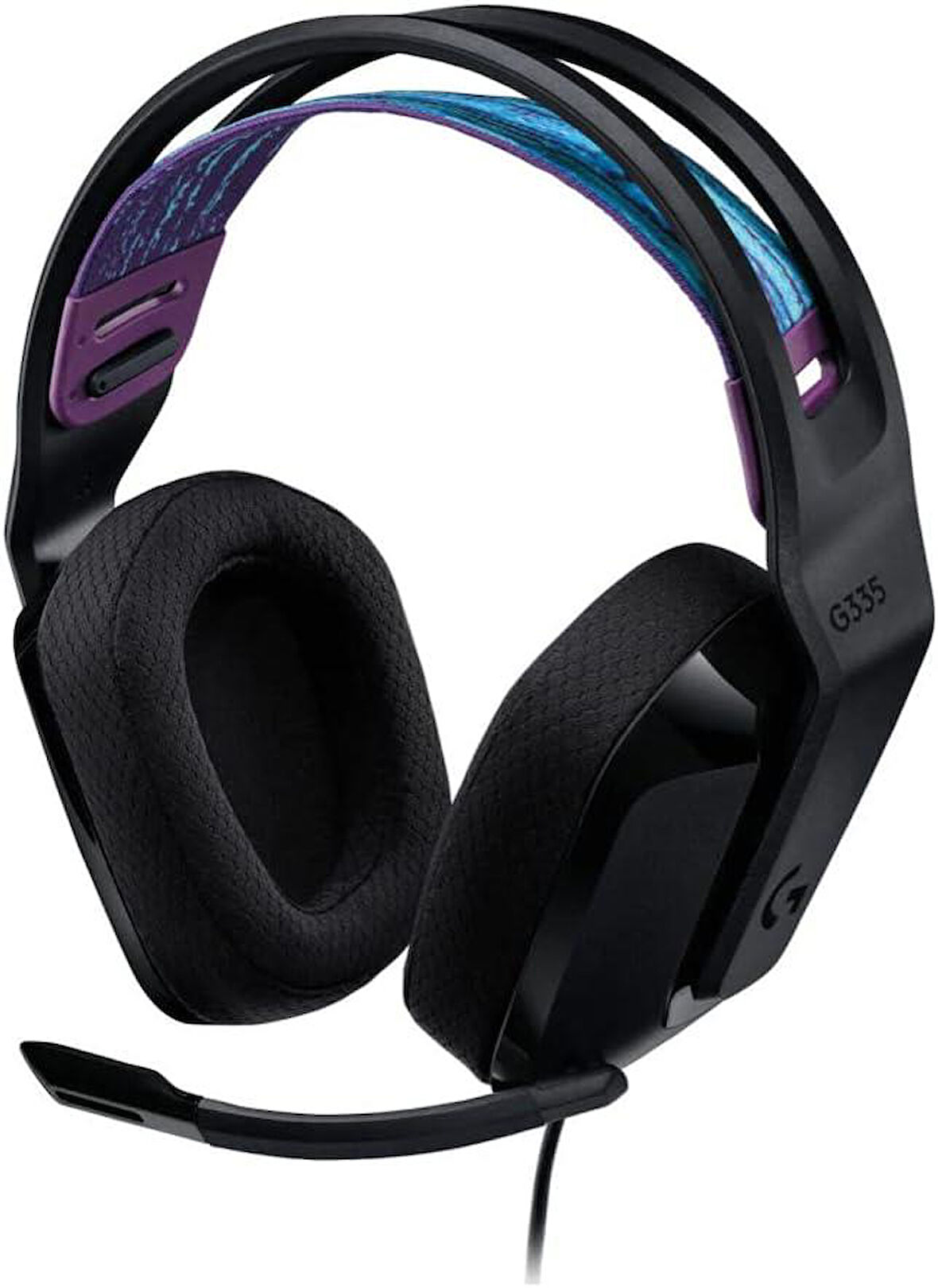 Logitech G335 Siyah Kablolu Mikrofonlu Kulak Üstü Oyuncu Kulaklığı Outlet