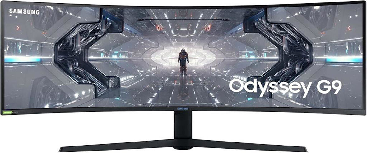 Samsung Odyssey G9 LC49G95TSSRXUF 49" 1ms G-Sync Freesync Curved Oyuncu Monitörü Teşhir