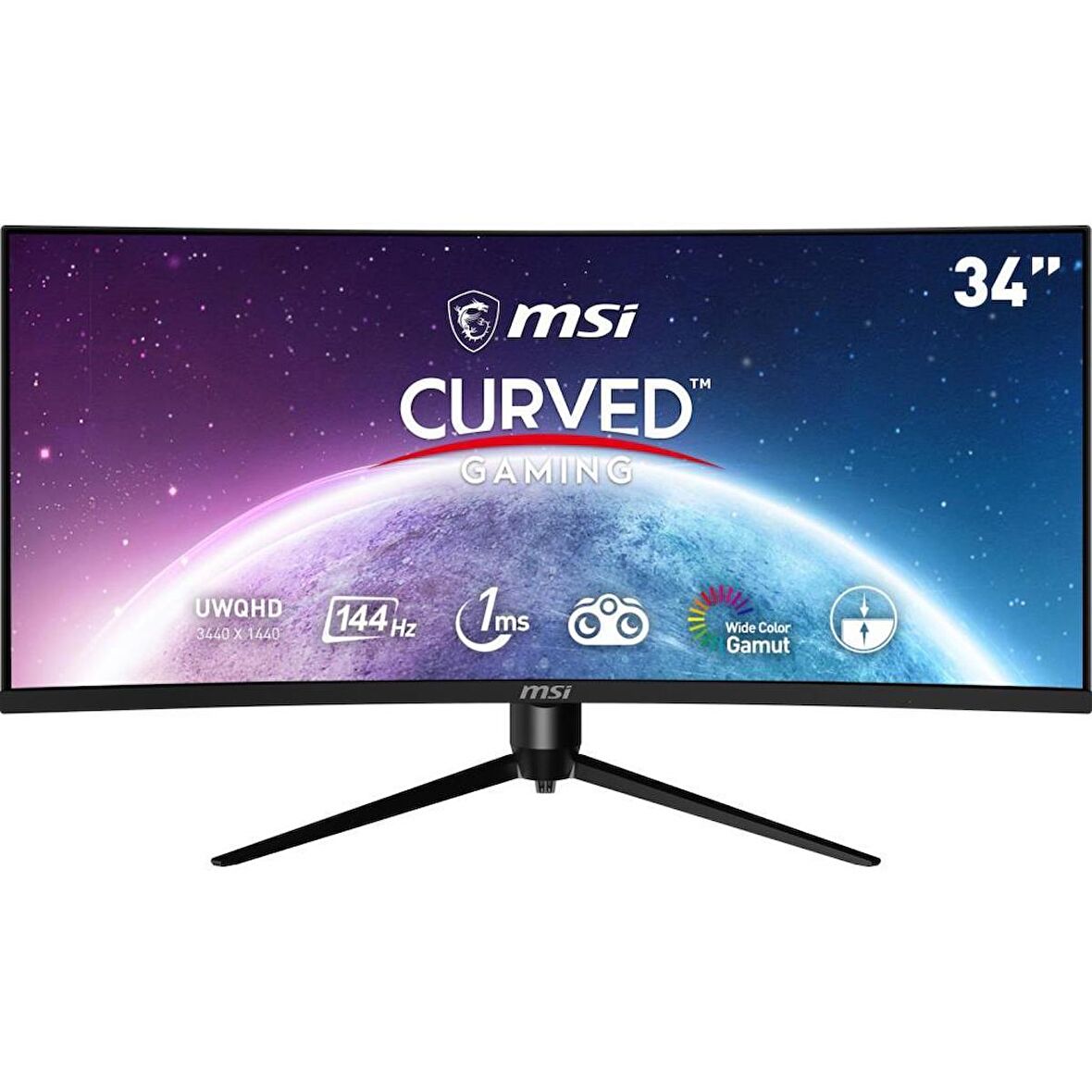 MSI Optix MAG342CQR 34" 1ms UWQHD Curved Oyuncu Monitörü - TEŞHİR