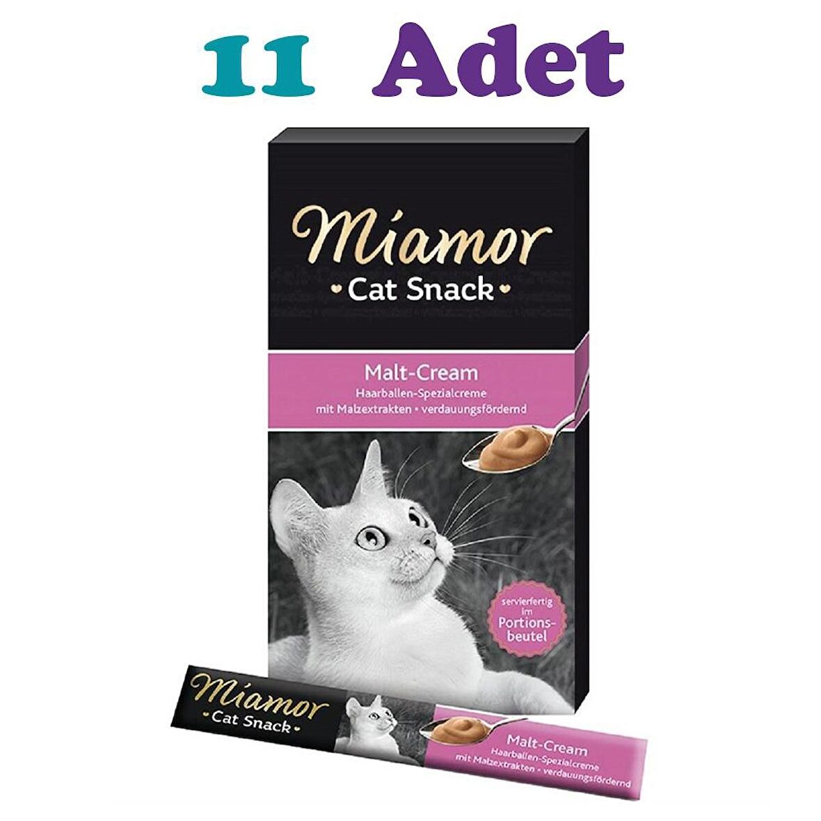 Miamor Malt Cream Kedi Ödül Maması 6×15g (11 Adet)