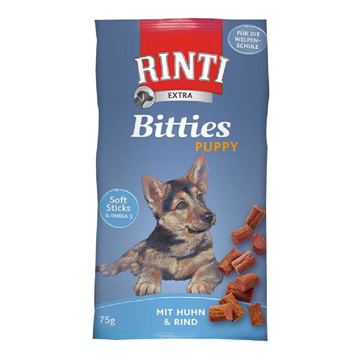 Rinti Bitties Puppy Sığır Etli - Tavuklu Yavru Ödül Maması 75 gr 