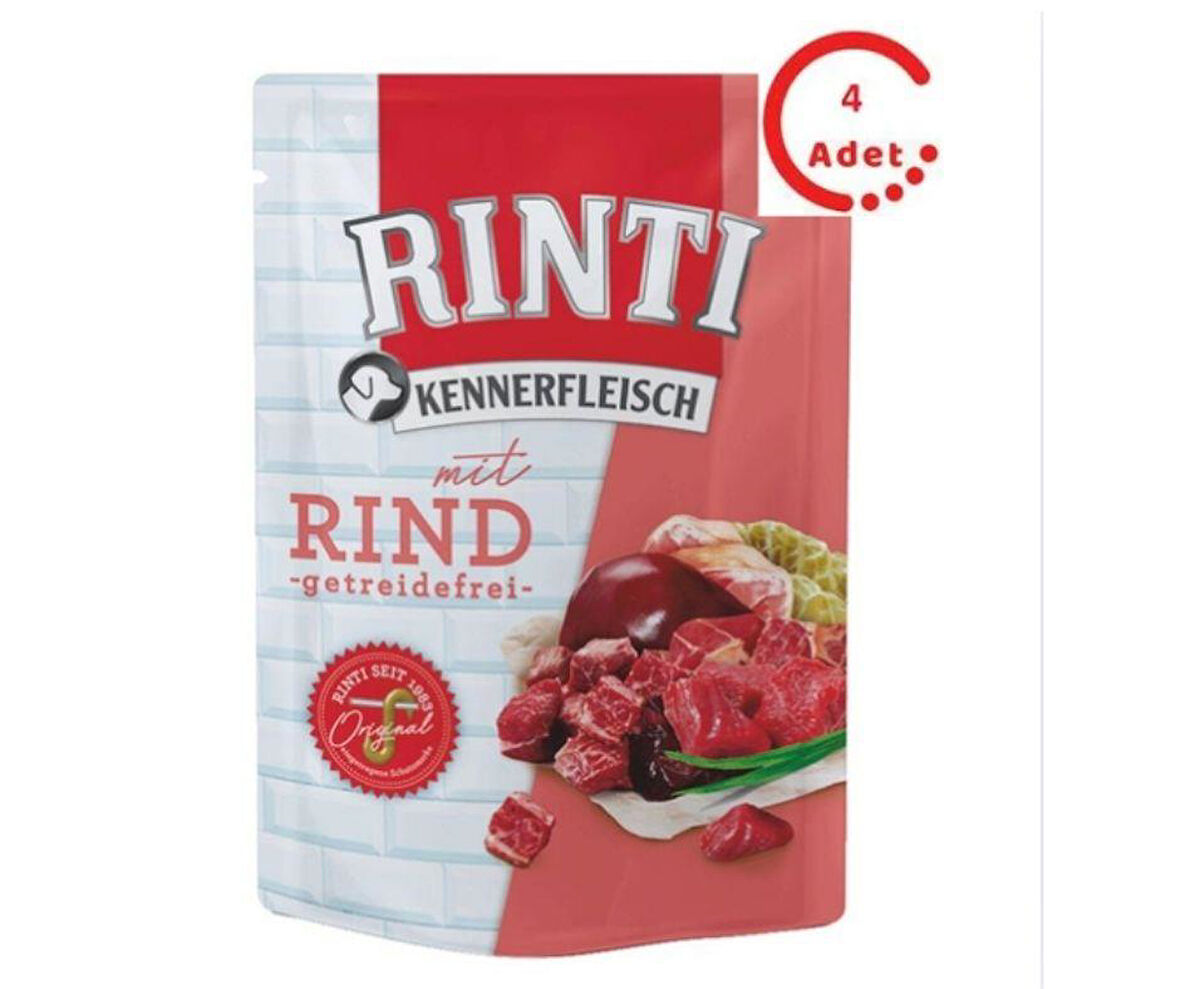 Rinti Dana Etli Köpek Yaş Maması 400 Gr x 4 Adet