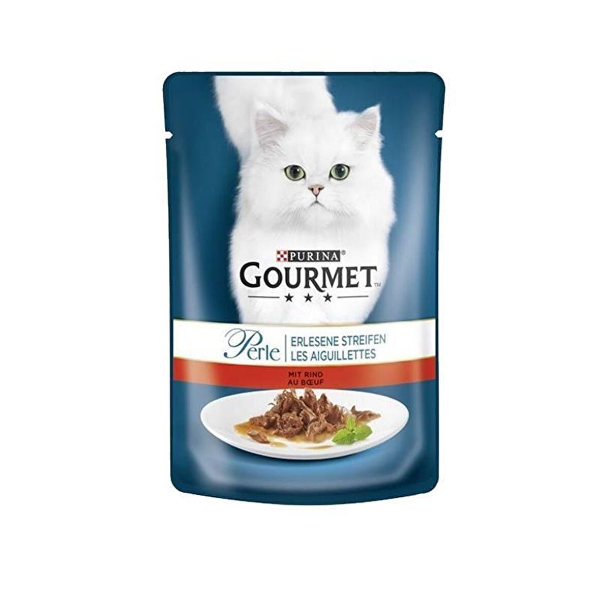 Gourmet Perle Izgara Sığır Etli Pouch Kedi Yaş Maması 85 Gr 12 Adet