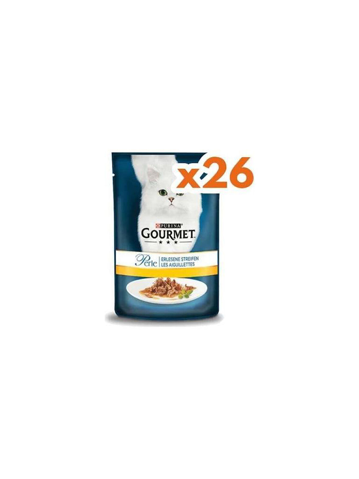 Gourmet Perle Izgara Sigir Etli Yas Kedi Maması 85 Gr*26 Adet