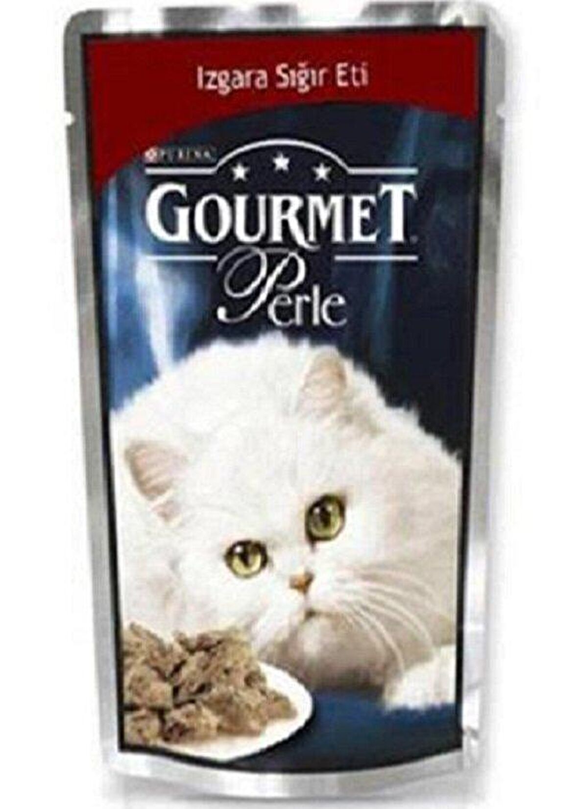 Gourmet Perle Izgara Sığır Etli Yaş Kedi Maması 85