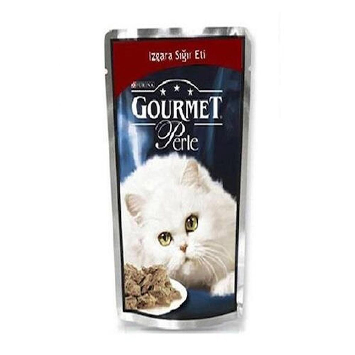 Gourmet Perle Izgara Sığır Etli Kedi Konserve Mama 85Gr x 24 Adet