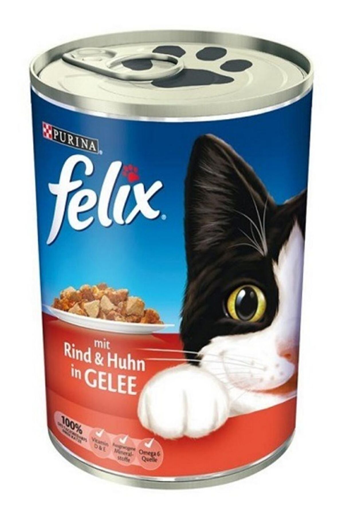 Felix Sığır Etli Kedi Konservesi 400 gr 6 ADET