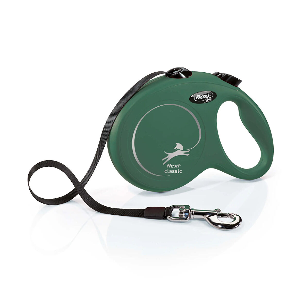 Flexi New Classic Şerit Tasma Yeşil Large 5 Metre