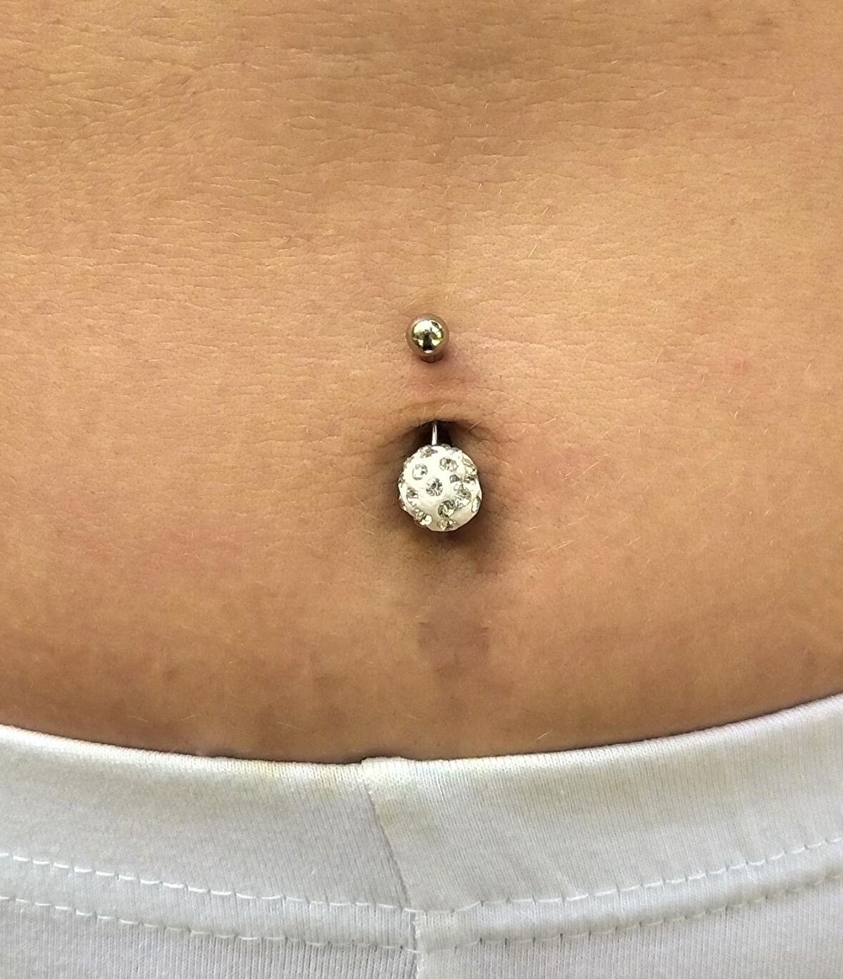 ŞAMBALA HAMUR SWAROVSKİ RENKLİ TAŞ 11 MM GÖBEK PİERCİNG