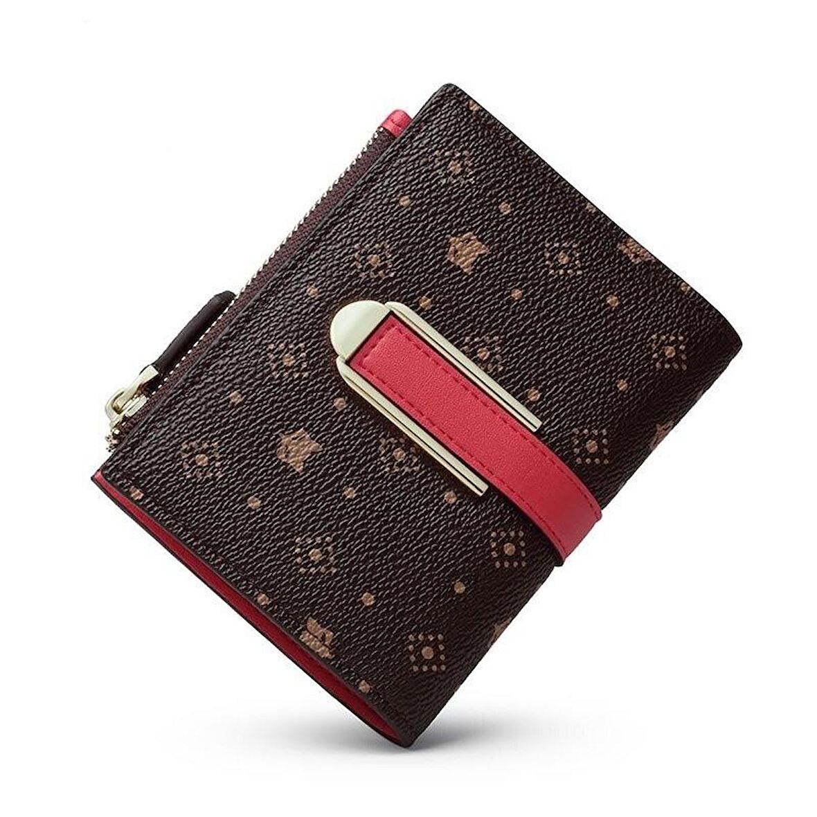 Foxer Retro Monogram Kadın Deri Cüzdan Özel Kutusunda