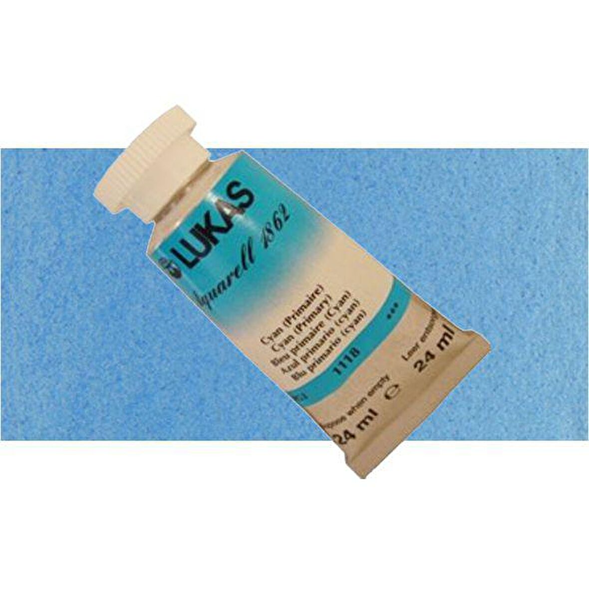 Lukas Aquarell 1862 Artist 24ml Sulu Boya 1118 Cyan Seri 2