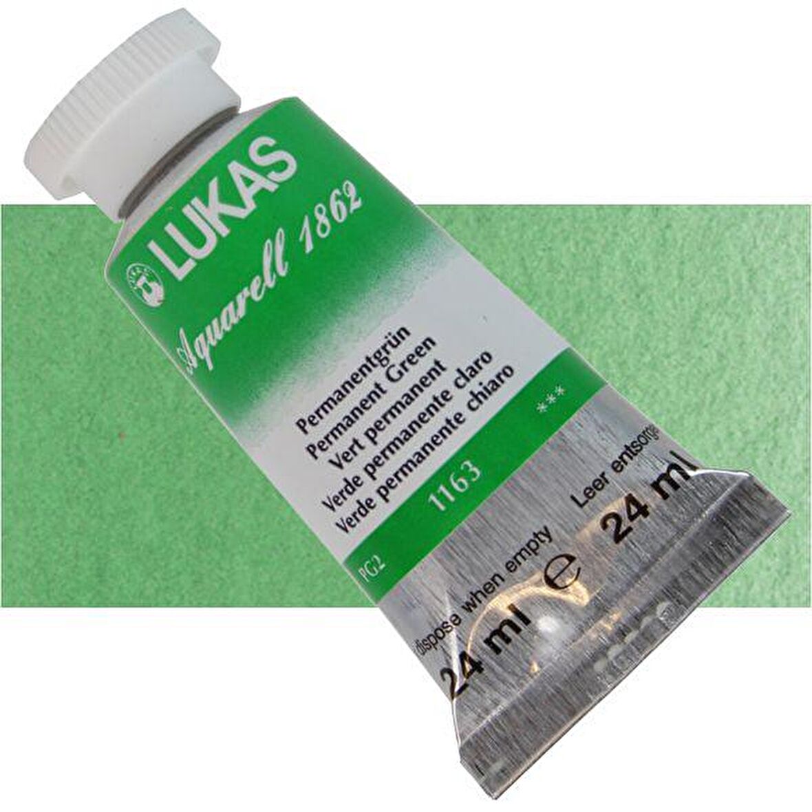 Lukas 1862 Artist 24ml Sulu Boya 1163 Permanent Green Seri 2