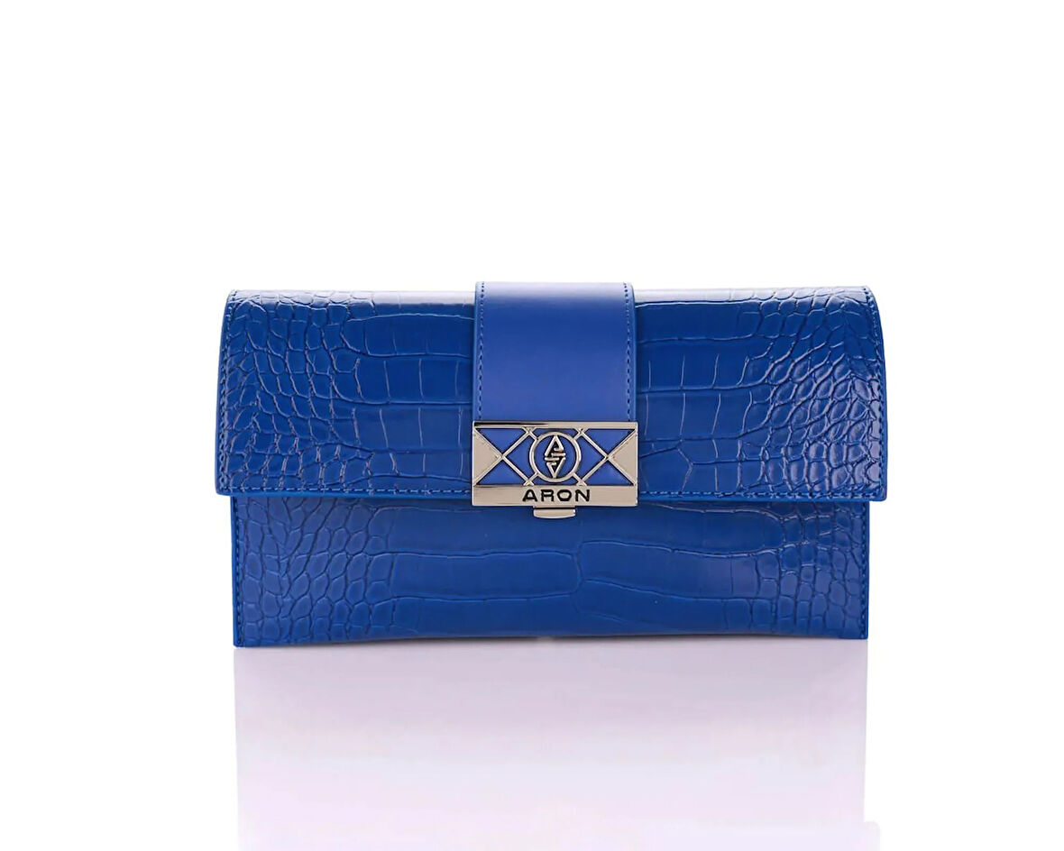 Aron Atelier Fanette Omuz Çantası 6152-SAKS Mavi
