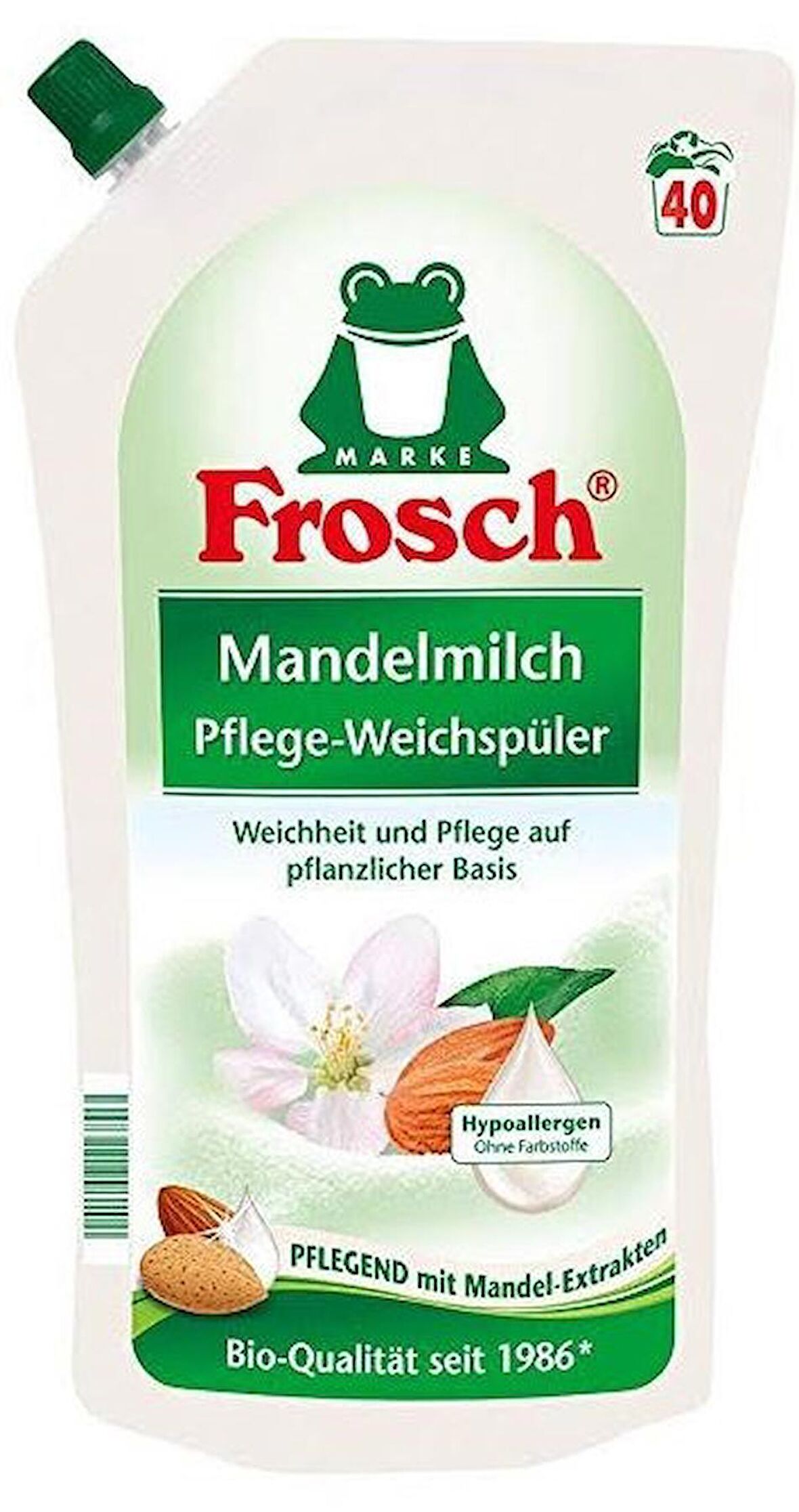 Frosch Badem Sütü 40 Yıkama Yumuşatıcı 1 lt