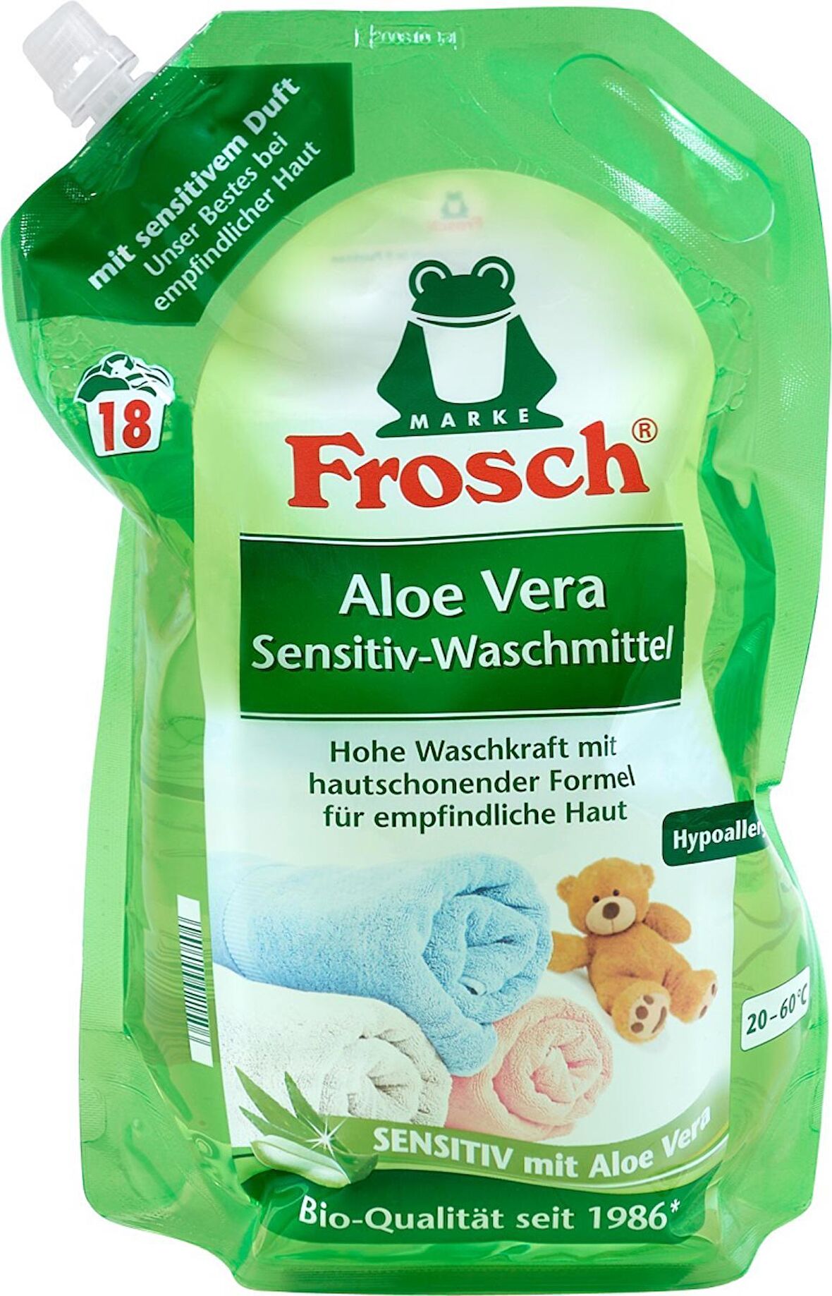 Frosch Leke Karşıtı & Bakım Yapar Renkliler için Sıvı Deterjan 18 Yıkama 1.8 lt