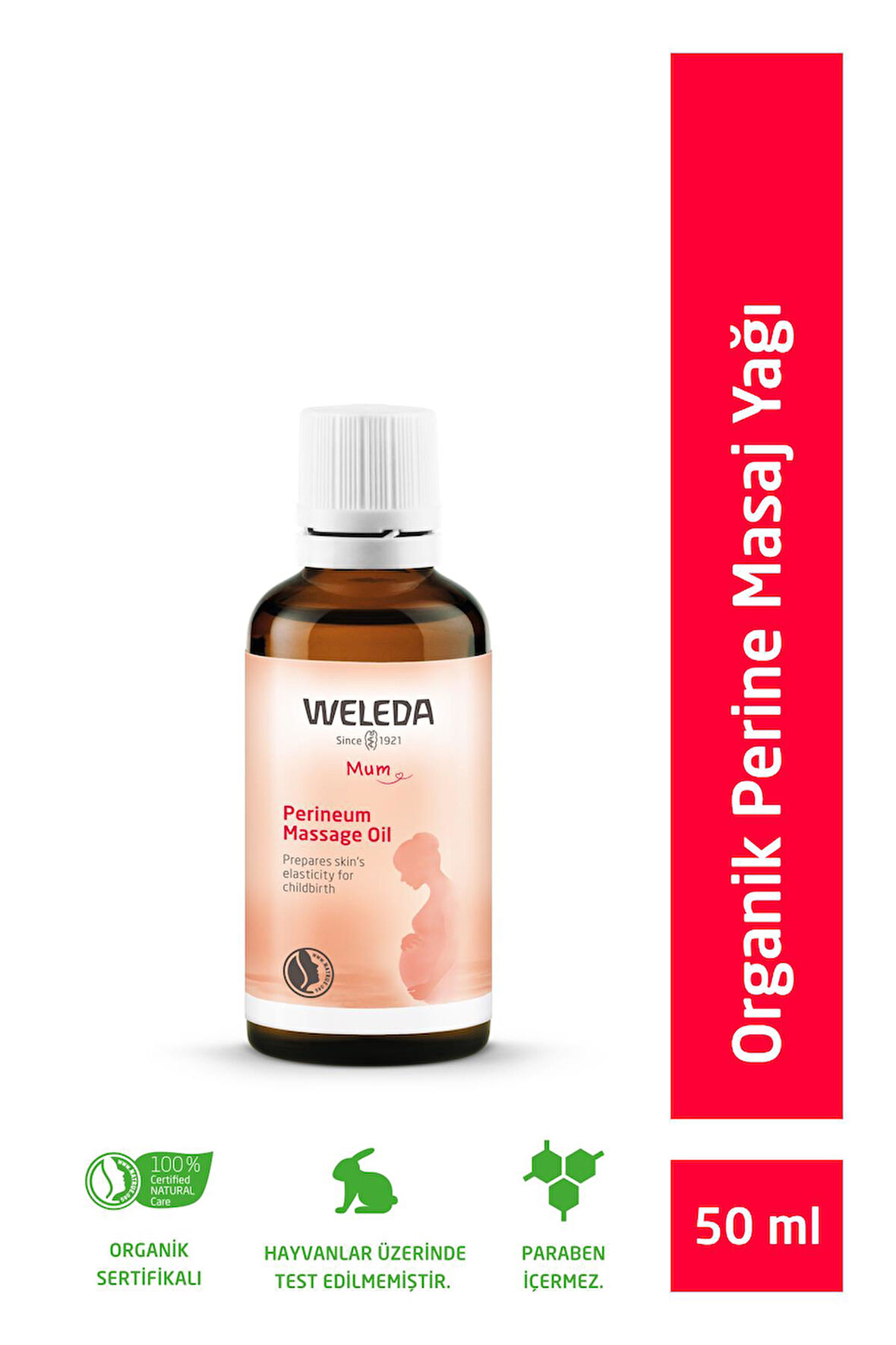 Weleda Organik Perine Masaj Yağı 50ml