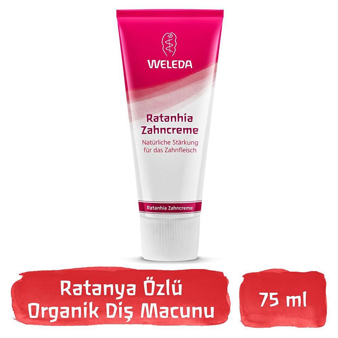 Weleda Ratanhia Aromalı Beyazlatma Florürsüz Diş Macunu 75 ml 