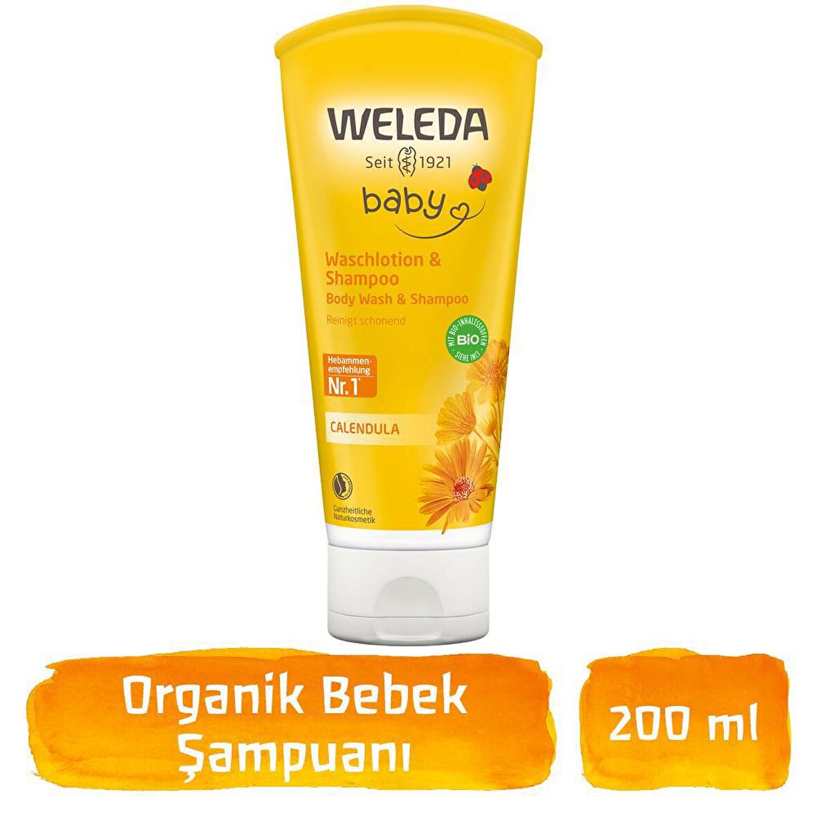 Weleda Calendula Organik Saç ve Vücut Şampuanı 200