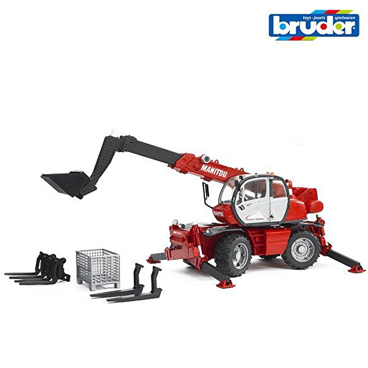 Bruder Manitou Mrt 2150 Teleskopik Forklift 02129 Lisanslı Ürün