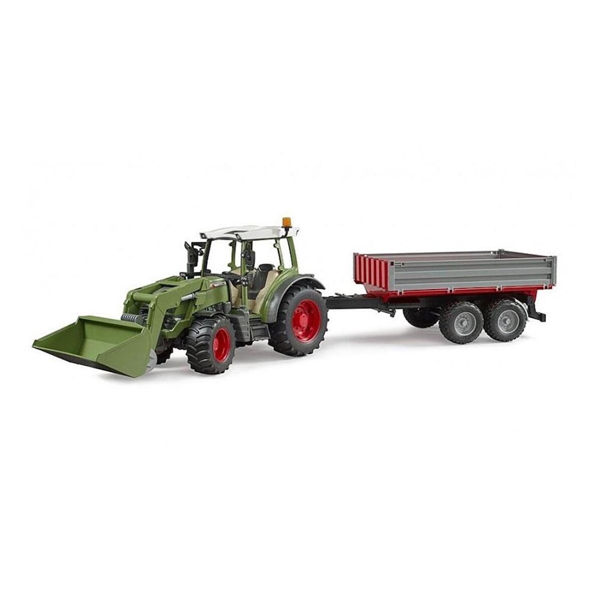 Bruder Fendt Vario 211 Kepçeli Traktör&Römork BR02182 Lisanslı Ürün