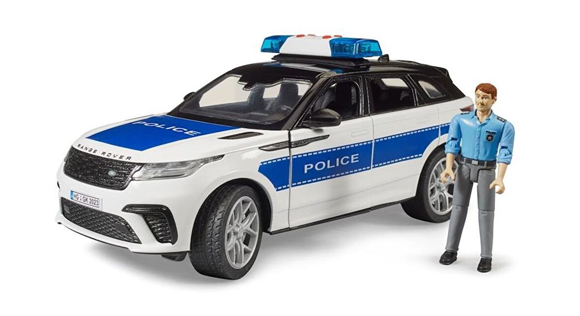 Bruder Range Rover Velar Polis Aracı ve Sürücüsü BR02890