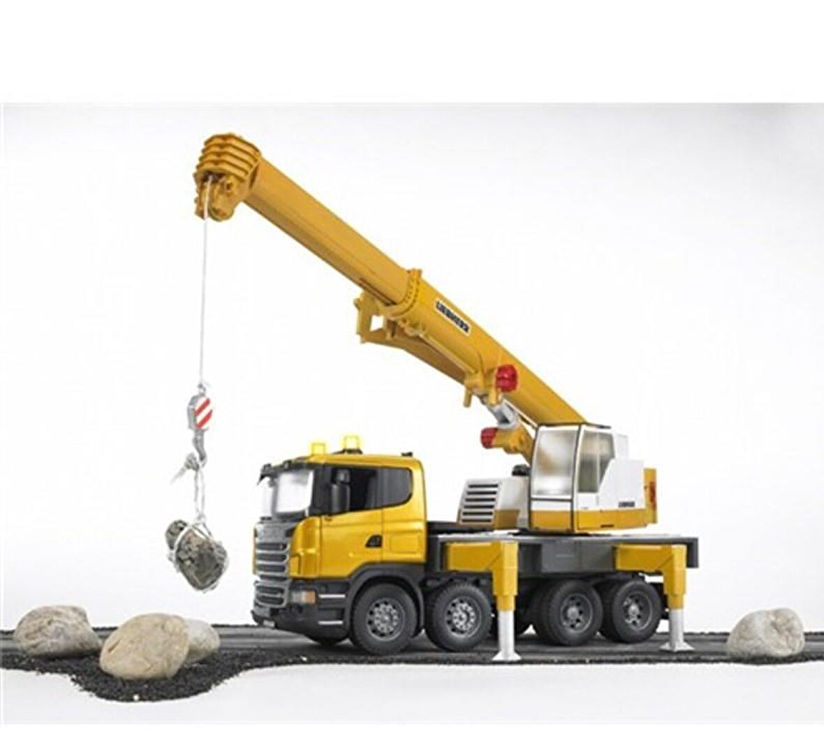 Bruder 03570 Scania R-Serisi Liebherr Vinçli Kamyon Lisanslı Ürün