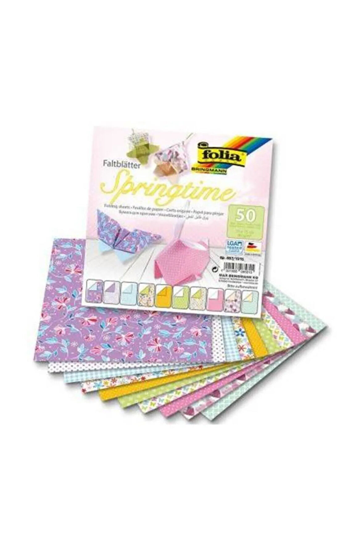 Origami Kağıdı Bahar 15x15 Cm 50 Li 50 Desen