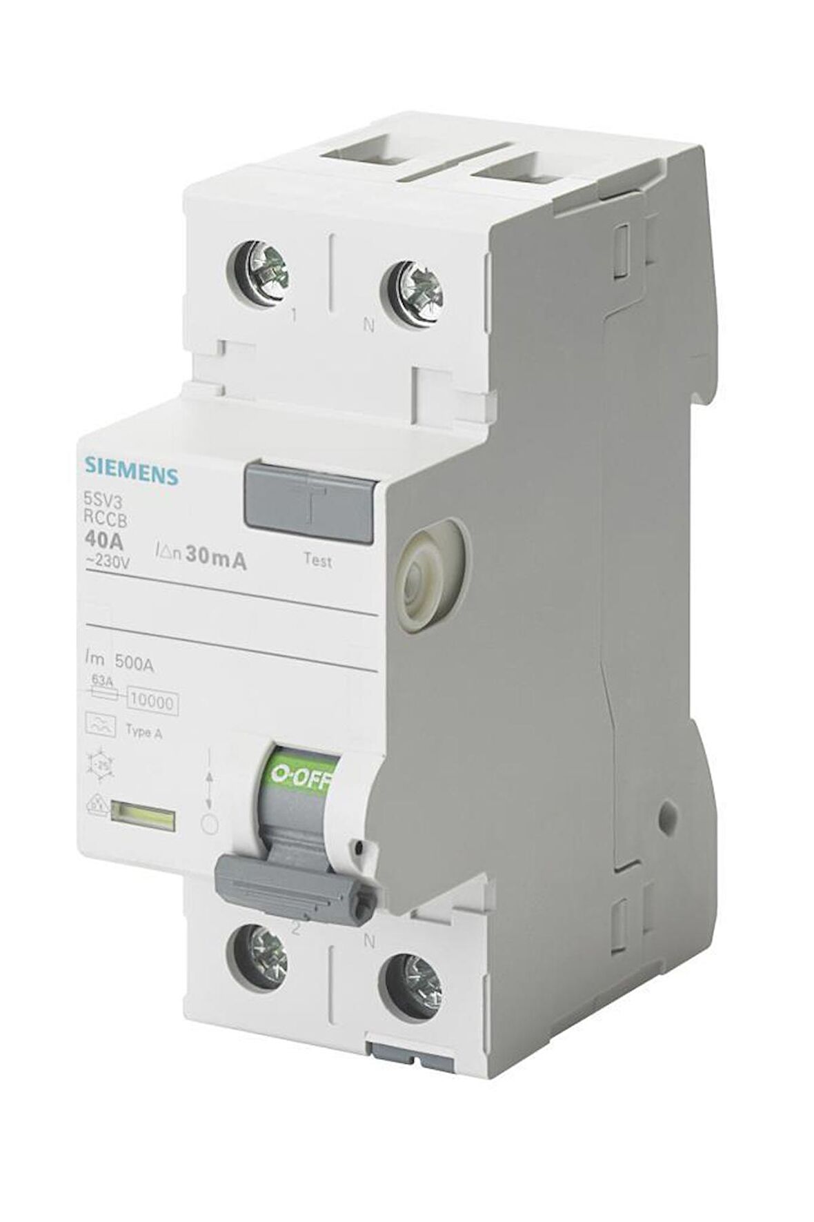 Siemens 5SV3614-6 1*40A 300 mA Kaçak Akım Koruma Rölesi