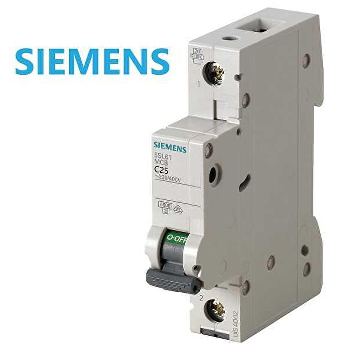 Siemens,5Sl6125-6 25A 1 Fazlı, 70 Mm, Sigorta, 6Ka