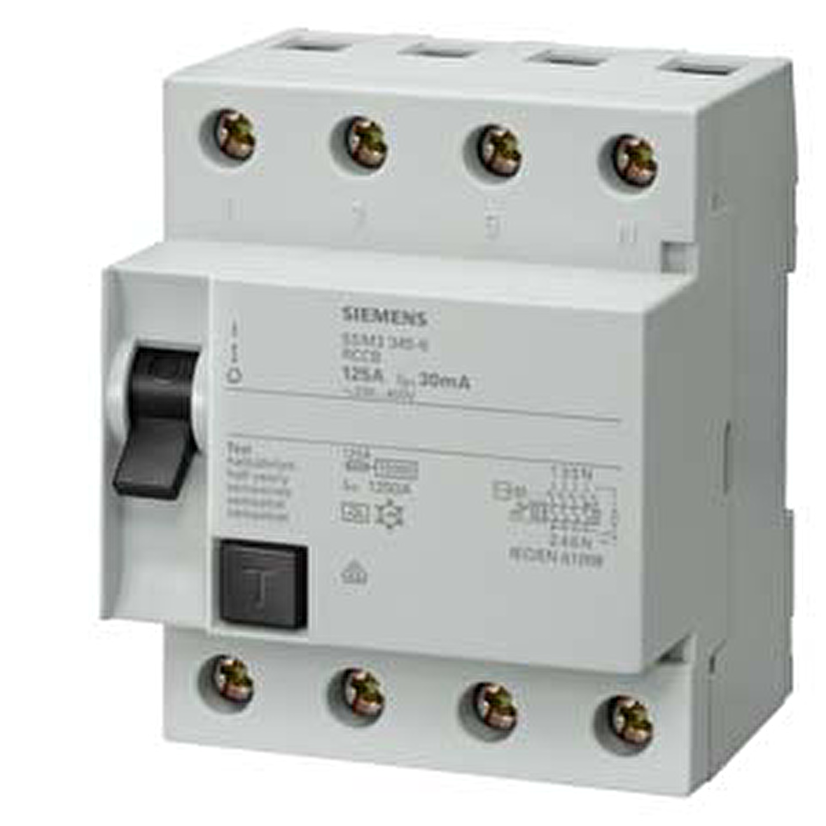 Siemens,5SV5342-6,A TİPİ KAÇAK AKIM KORUMA RÖLESİ 25A; 400V; 30mA