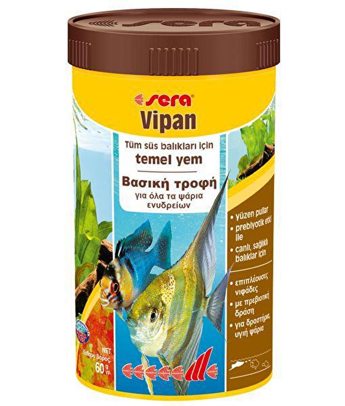 Sera Vipan Pul Balık Yemi 250 Ml