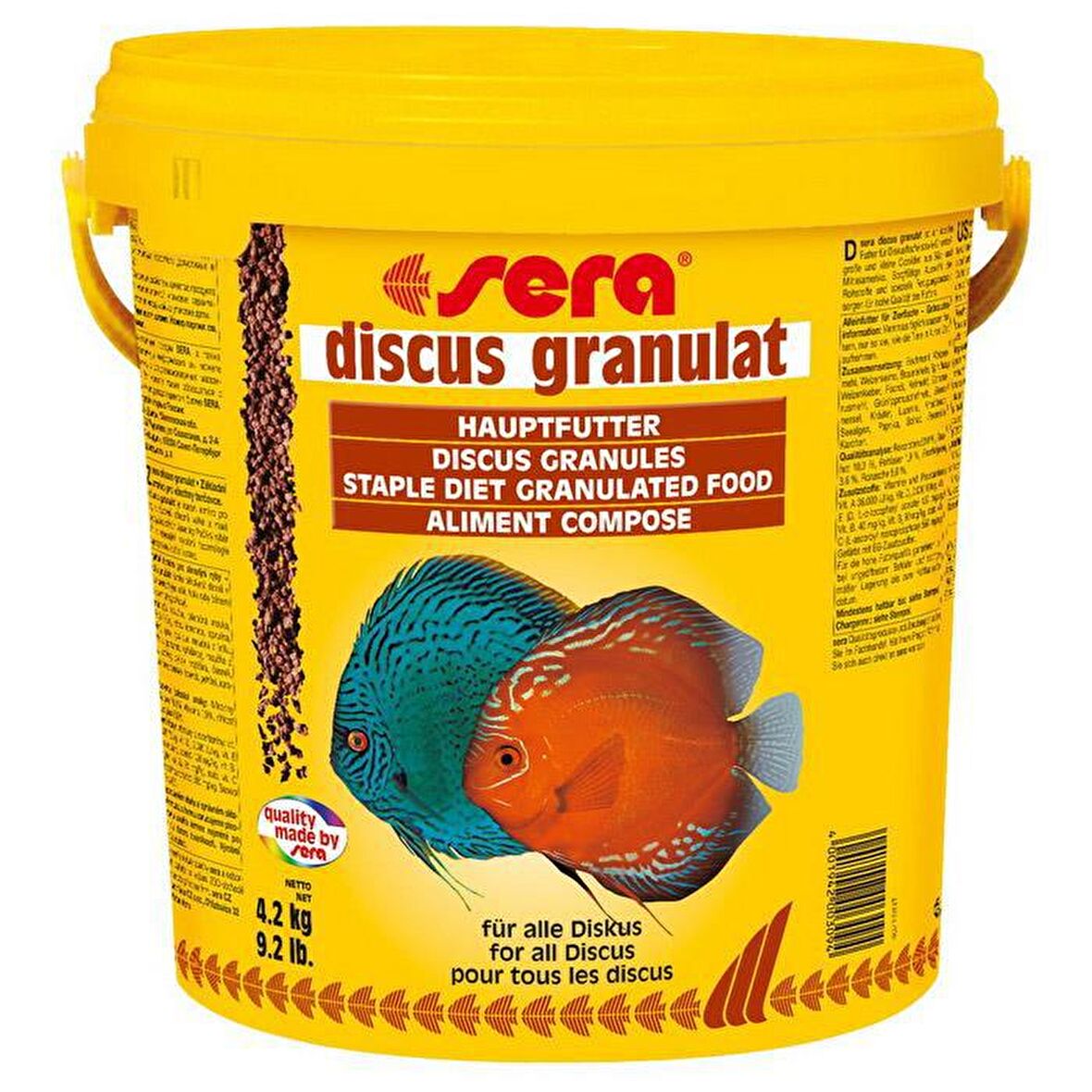 Sera Discus Granulat Balık Yemi 10 lt 4,2 kg
