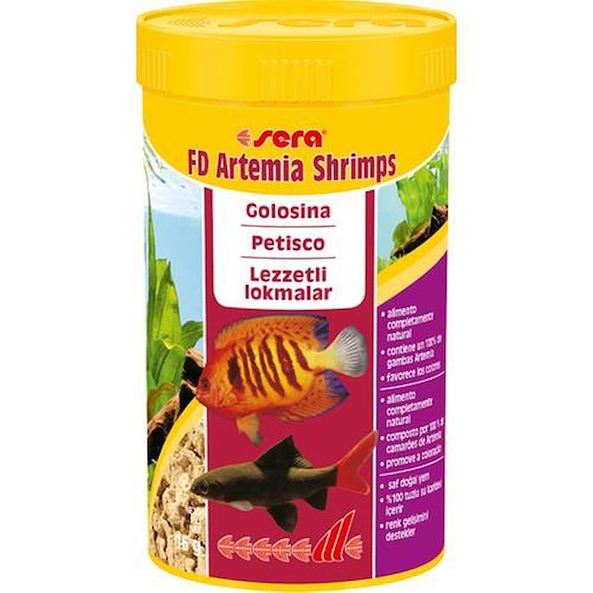 Sera FD shrimp (artemia) nature 250 ml Skt: 10/2024
