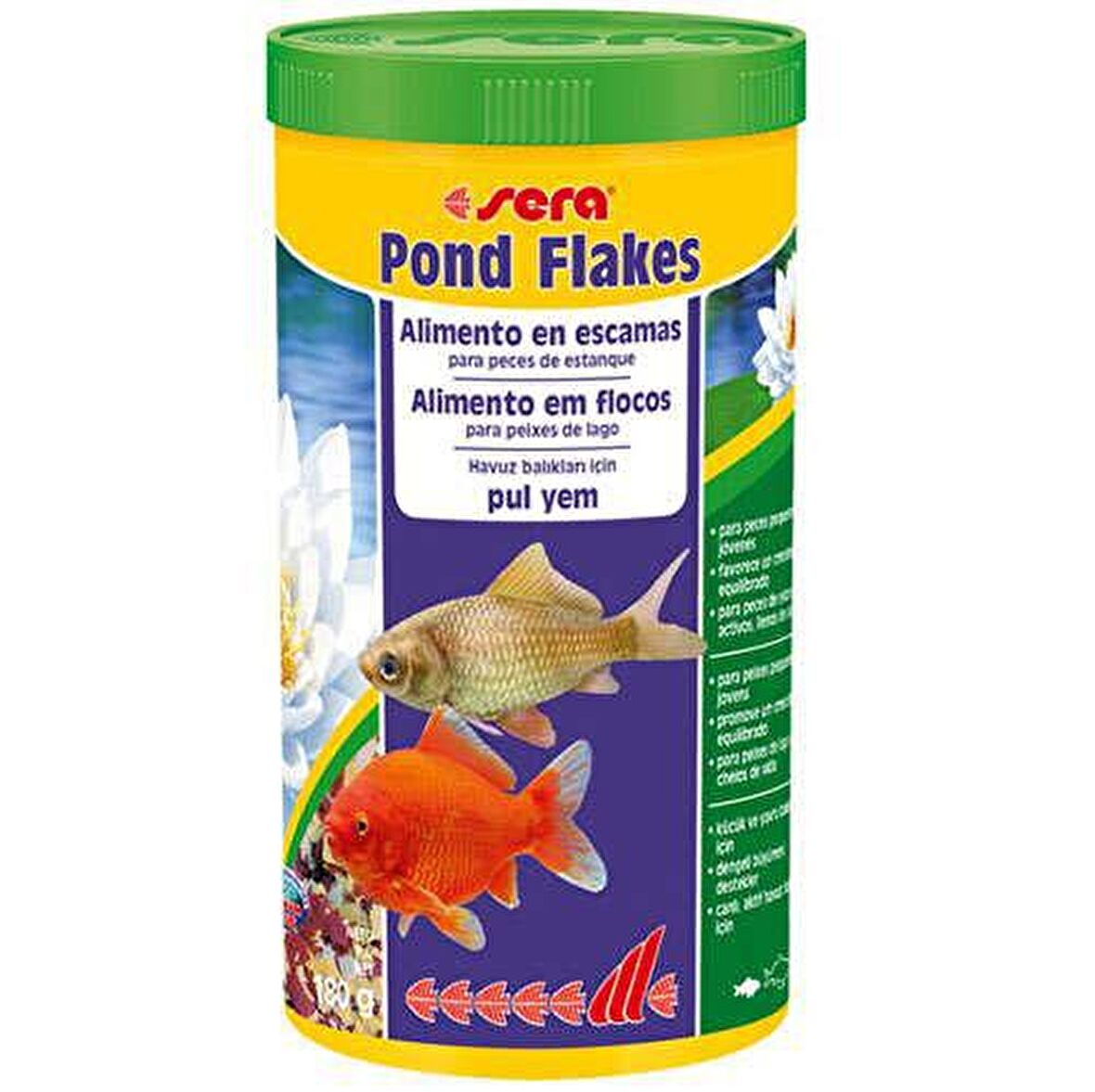 Sera Pond Flakes Havuz ve Japon Balıkları Pul Yem 1L / 180 gr