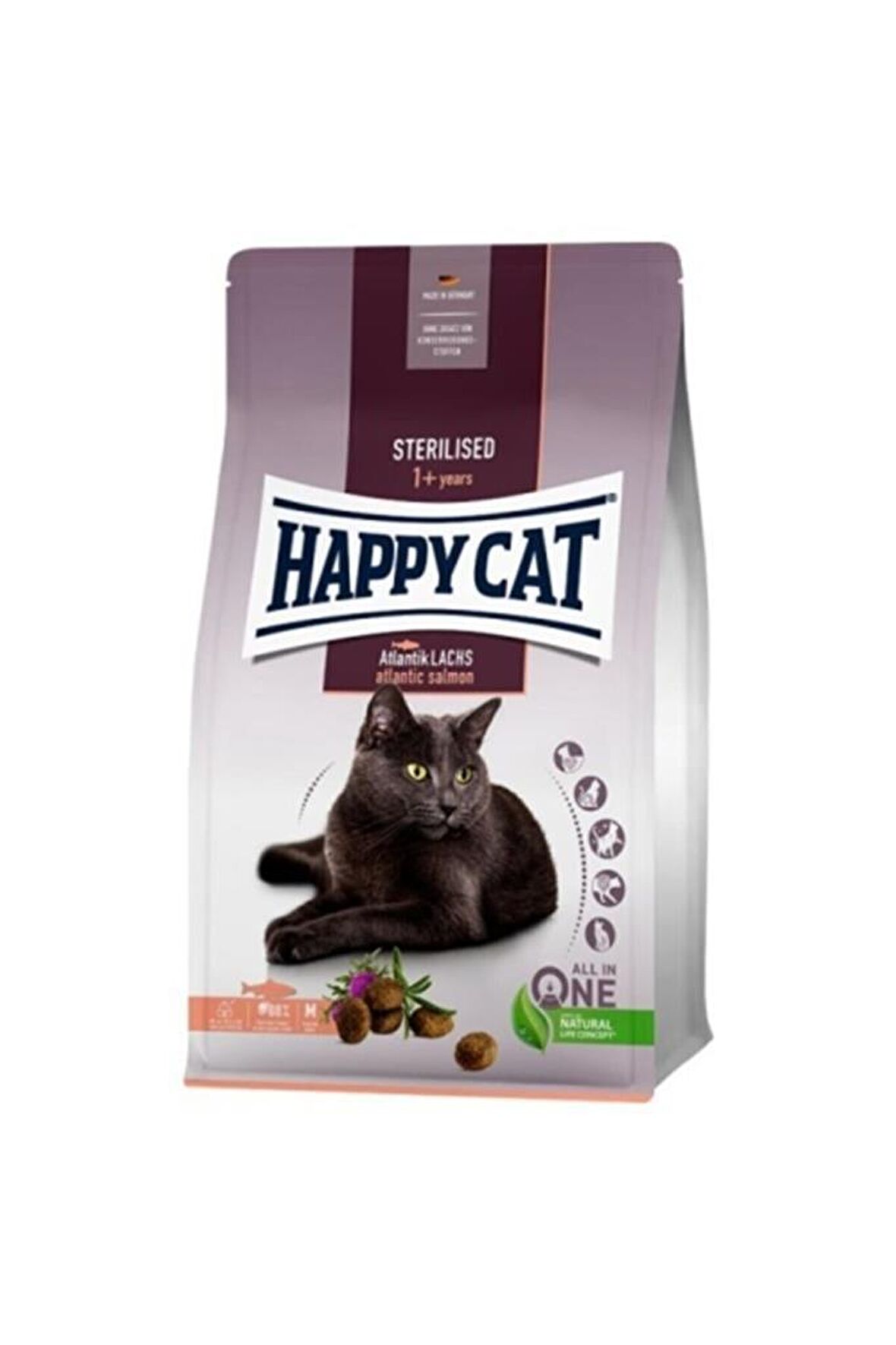 Happy Cat Atlantik Salmon Adult Sterilised 1,3 kg