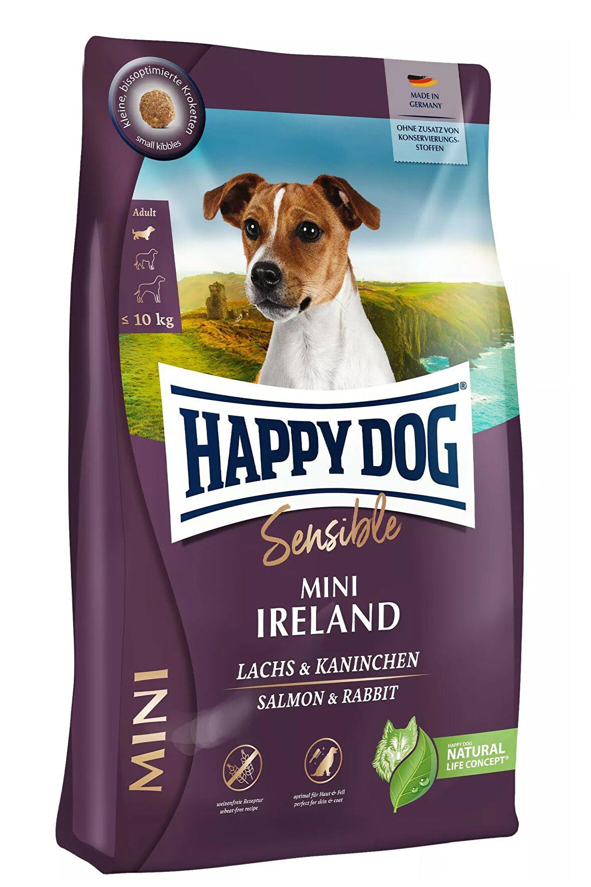 Happy Dog Mini İrland Somonlu Hassas Köpek Maması 4 Kg