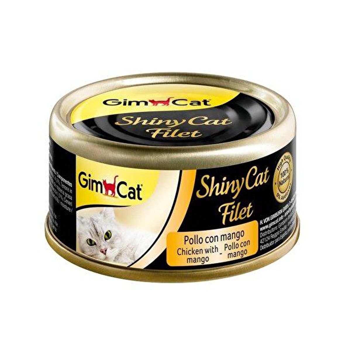 GimCat Shinycat Fileto Tavuk Mango Kedi Konservesi 70 gr