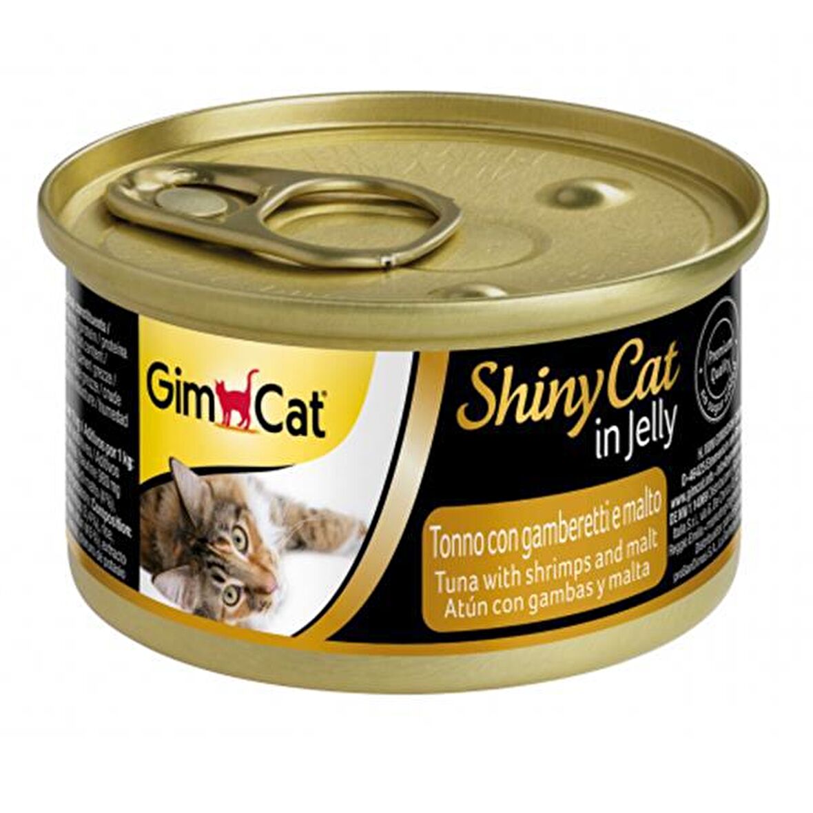Gimcat Shinycat Tuna Karides Malt Özü Kedi Konserve 70 Gr